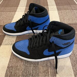 Nike Air Jordan Retro 1 High OG Black/Royal Blue/White/Royal Blue - Size 11